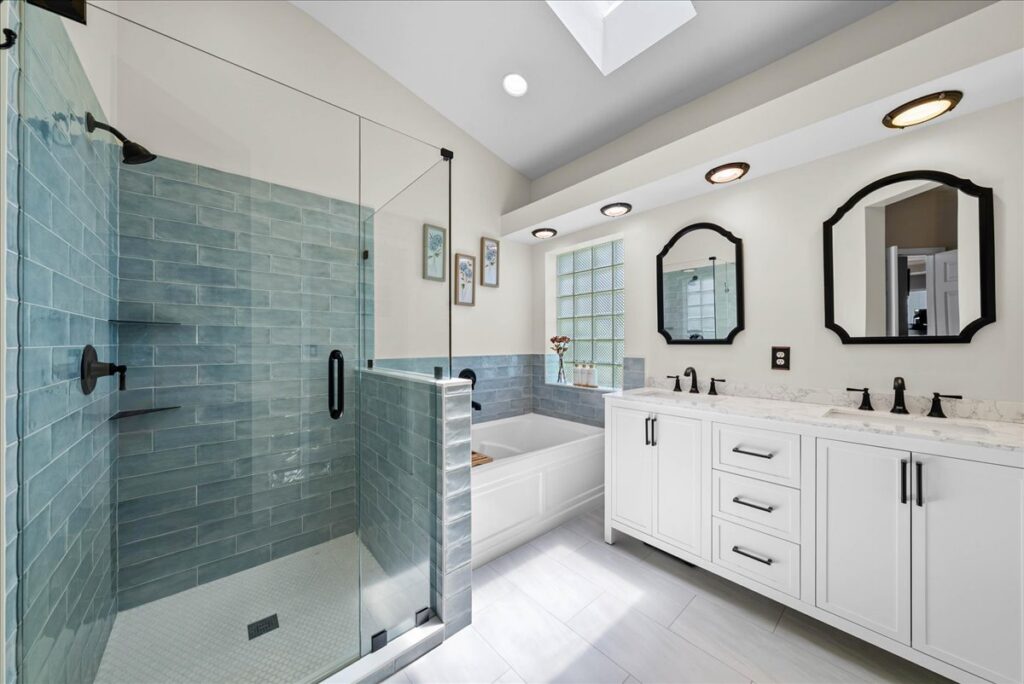 Renovated bathroom at 6647 Craven Hill Way Berkshire Lakes