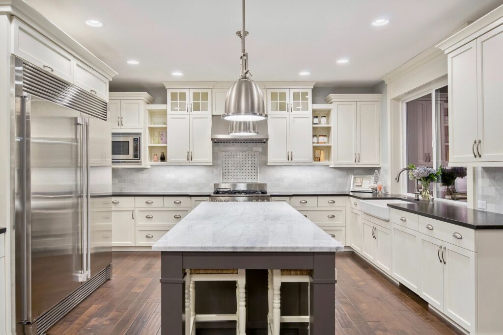 Remodeled luxury kitchen in Naples single-family home adding to cost basis