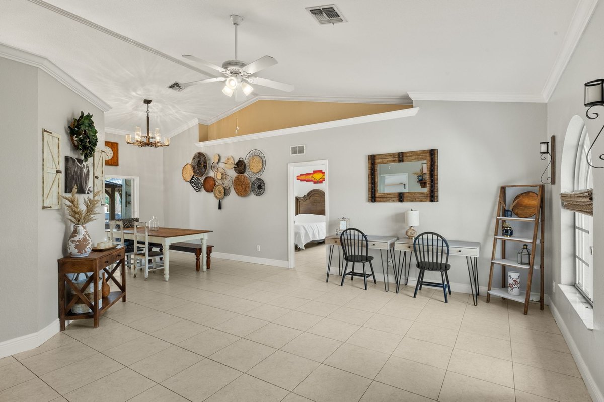 The same living and dining area after the relaunch